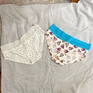 Victoria's Secret Discontinued prints Cotton Undies